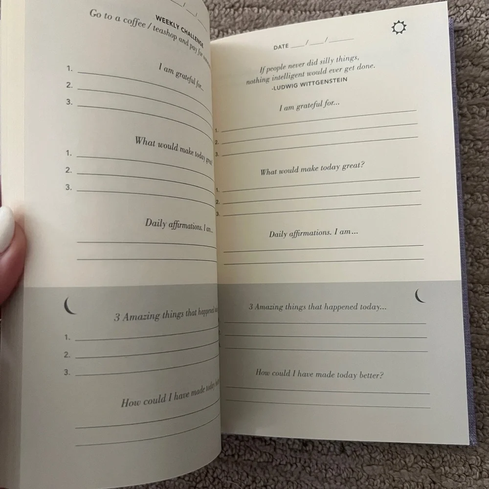 Lavender Gratitude Journal - brand new